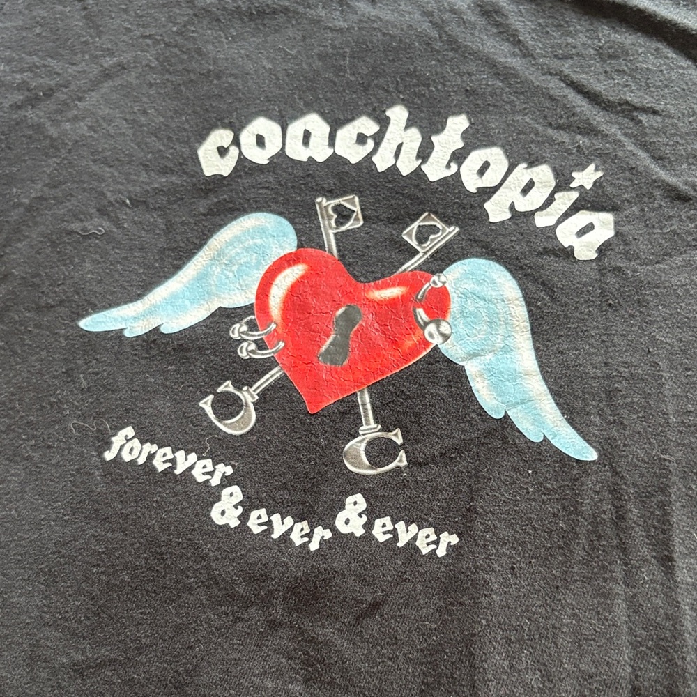 Coachtopia Black Graphic Crop Top S Lola Tung TSITP - Picture 6 of 13